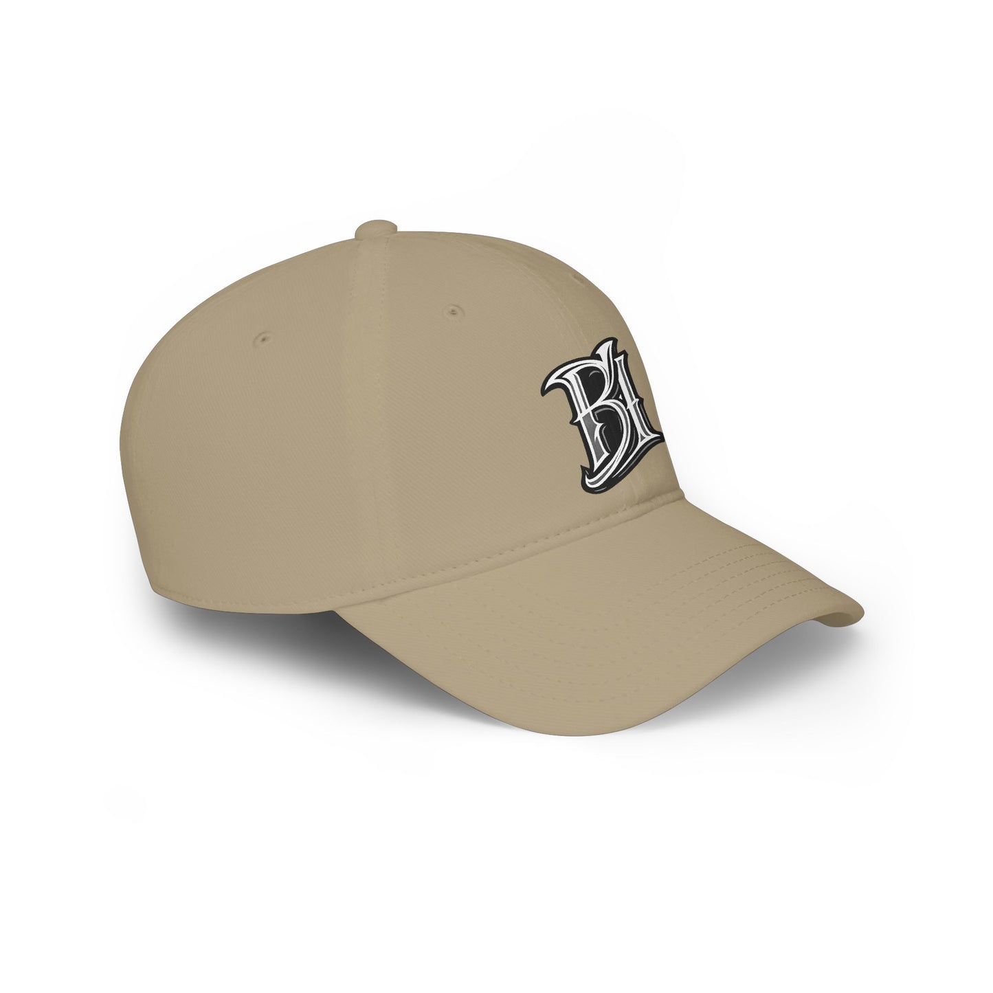 Embroidered 'B1' Low‑Profile Baseball Cap – Vintage Script Logo Hat
