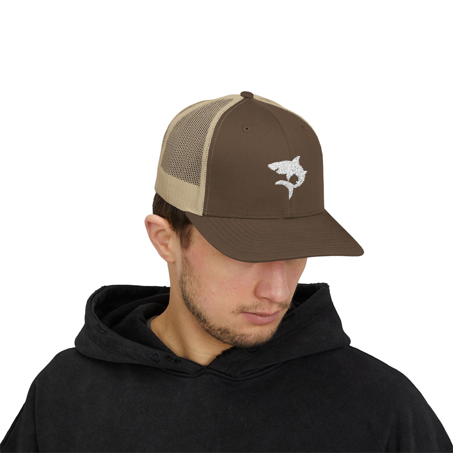 Shark Embroidered Cap