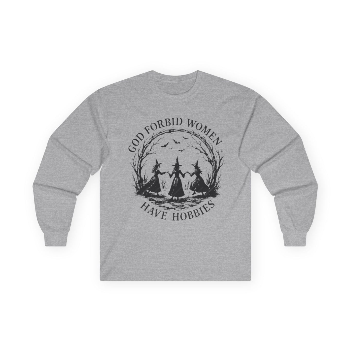 Funny Halloween Witch Long Sleeve Tee