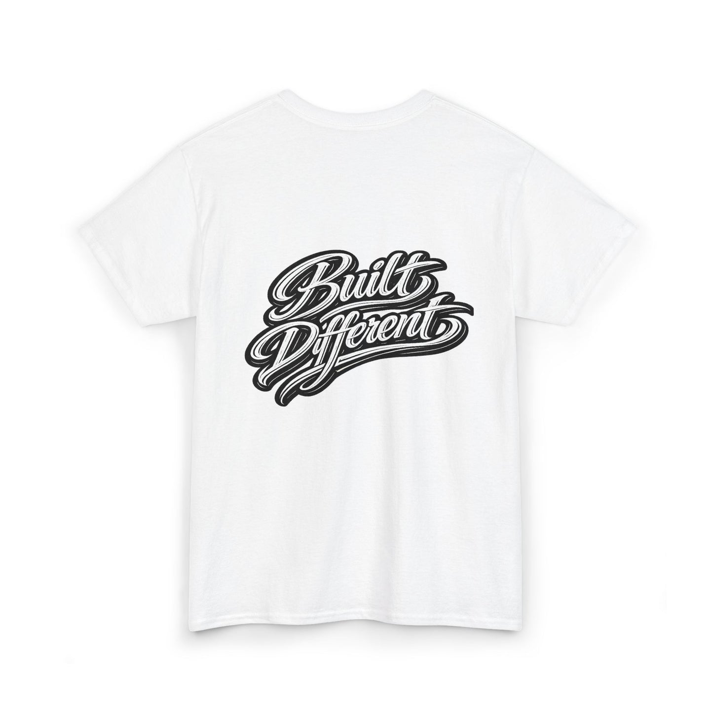 Built Different Tee — Graphic Motivational Crewneck T‑Shirt