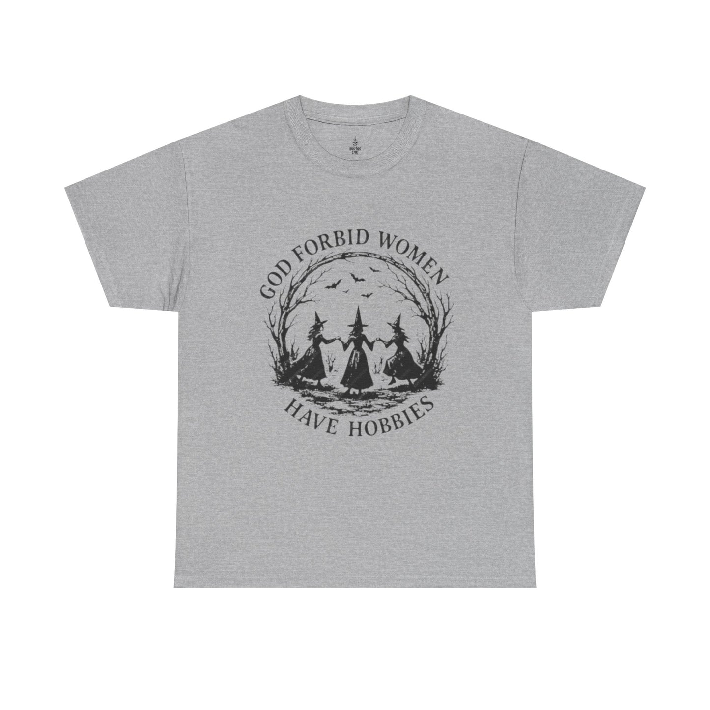 Unisex Heavy Cotton Tee-God Forbid Women Have Hobbies