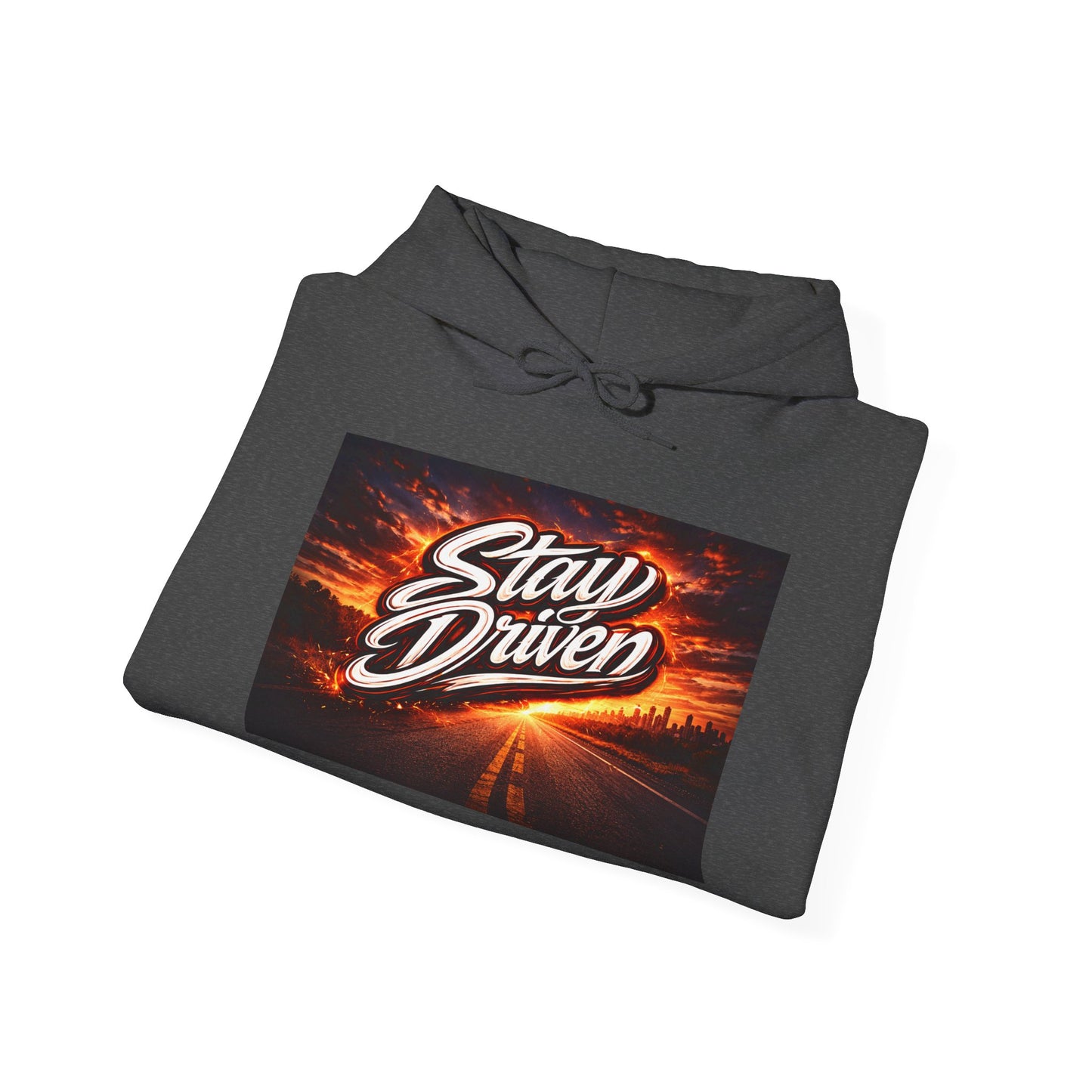 Stay Driven Hoodie – Motivational Road Trip Pullover