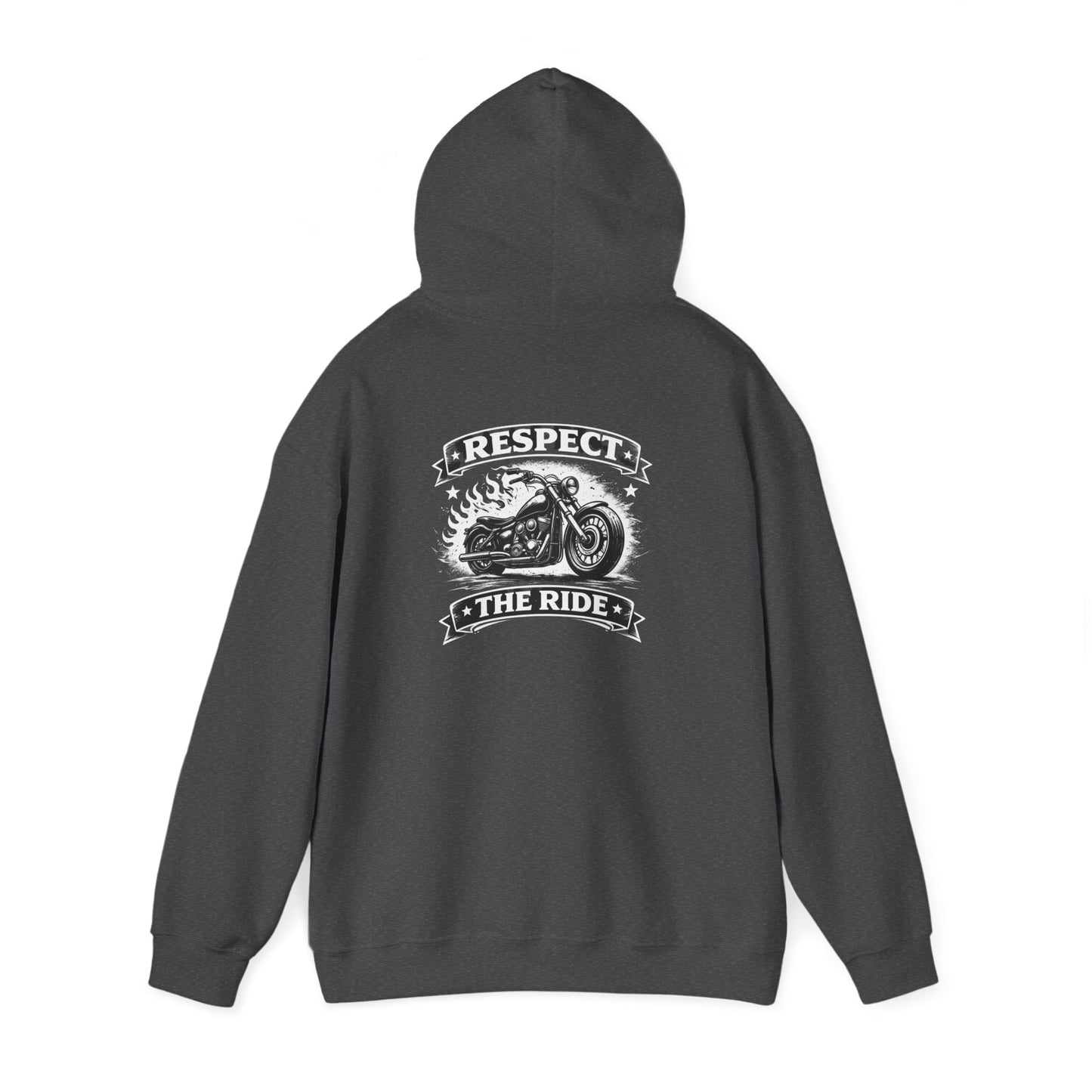 Respect The Ride Hoodie — Vintage Motorcycle Biker Pullover