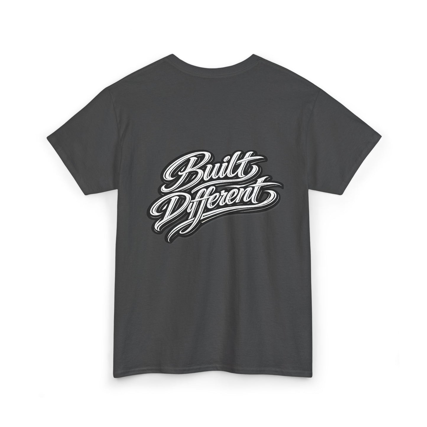 Built Different Tee — Graphic Motivational Crewneck T‑Shirt
