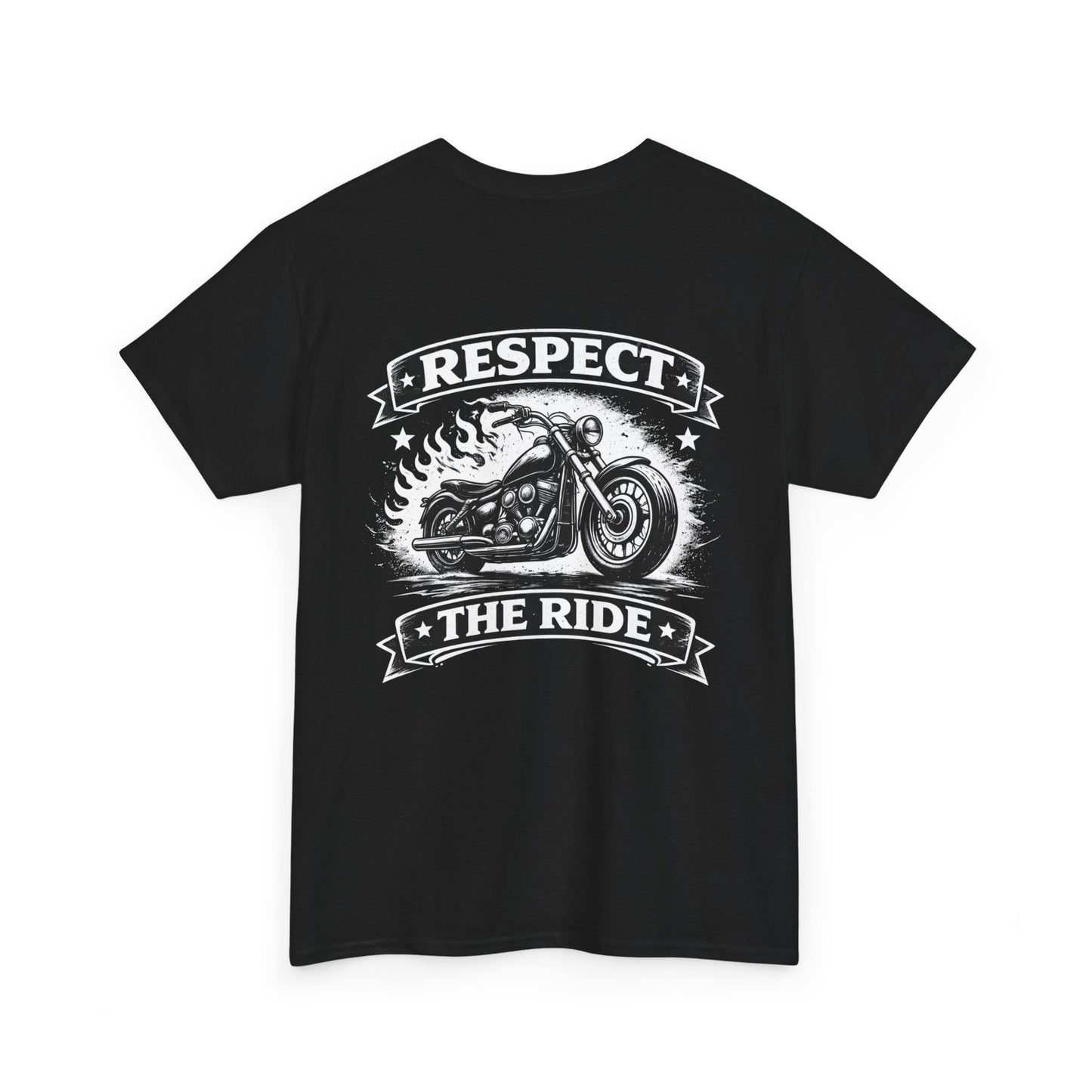 Respect The Ride Motorcycle T‑Shirt — Biker Vintage Chopper Tee