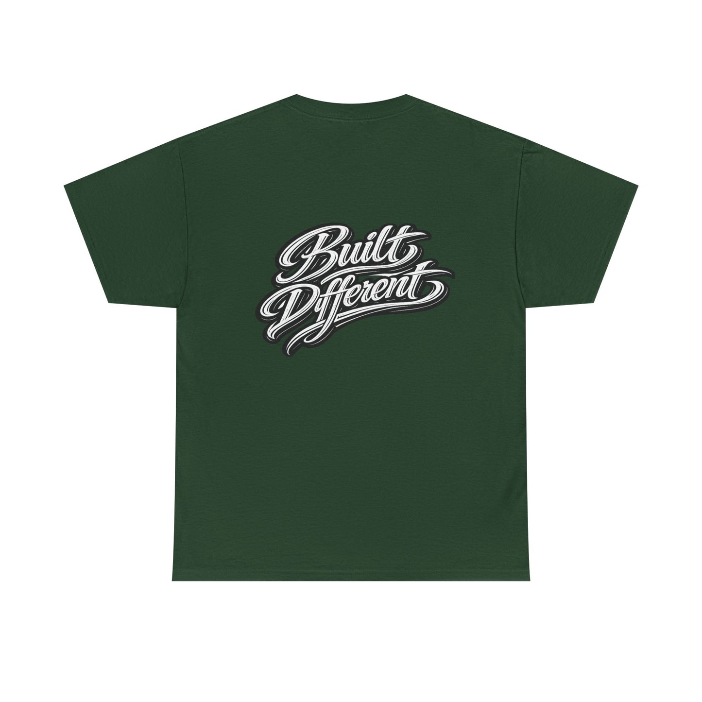 Built Different Tee — Graphic Motivational Crewneck T‑Shirt