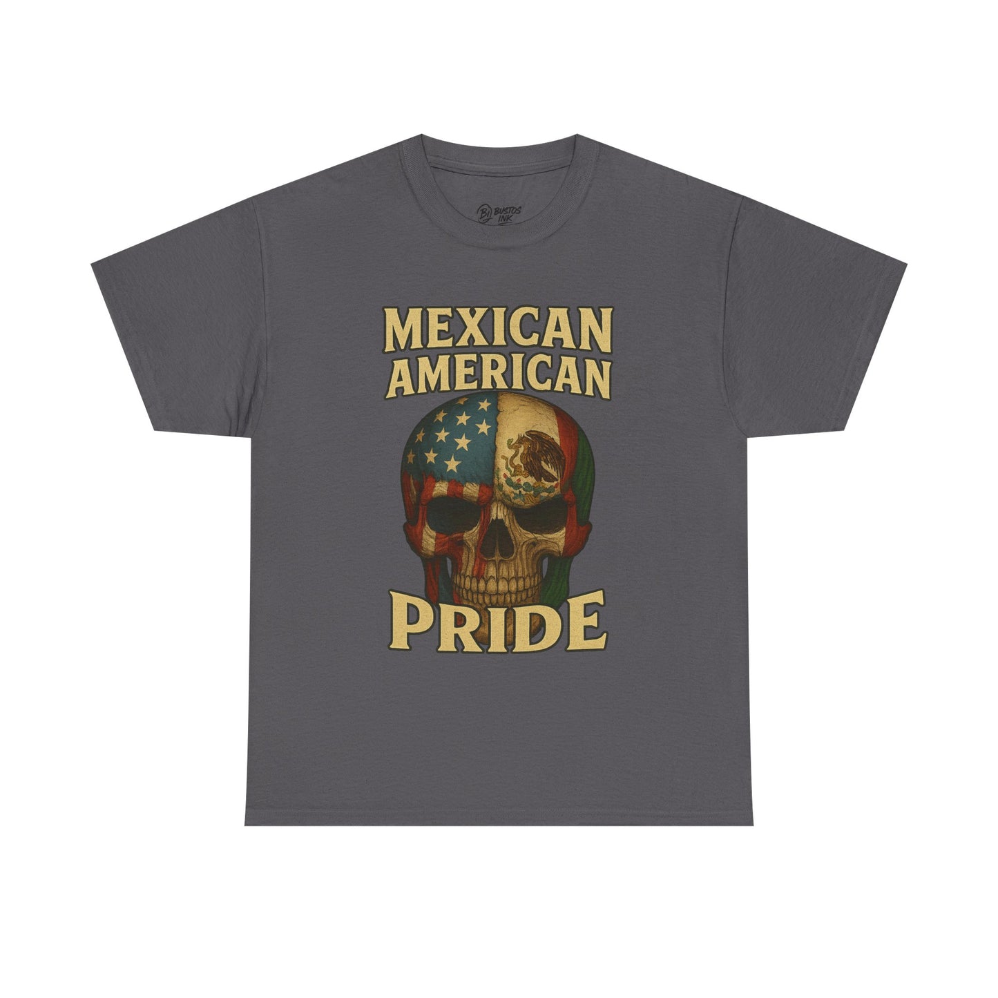 Mexican American Pride Tee, Unisex Heavy Cotton Tee for Celebrating Culture, Casual Everyday Wear, Gift for Holidays, Includes Unique [...]