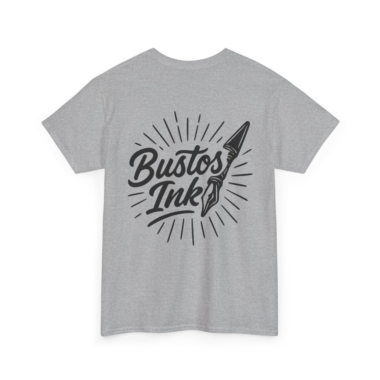 Bustos Ink Unisex Tee - Comfortable Cotton Shirt for Creative Souls, Perfect Gift for Artists, Casual Wear, Art Enthusiasts, Unique Style