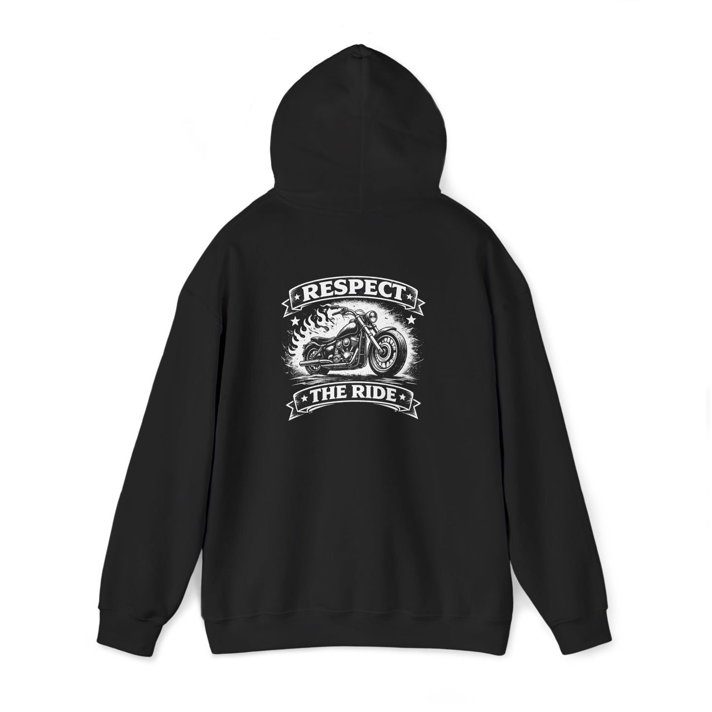 Respect The Ride Hoodie — Vintage Motorcycle Biker Pullover