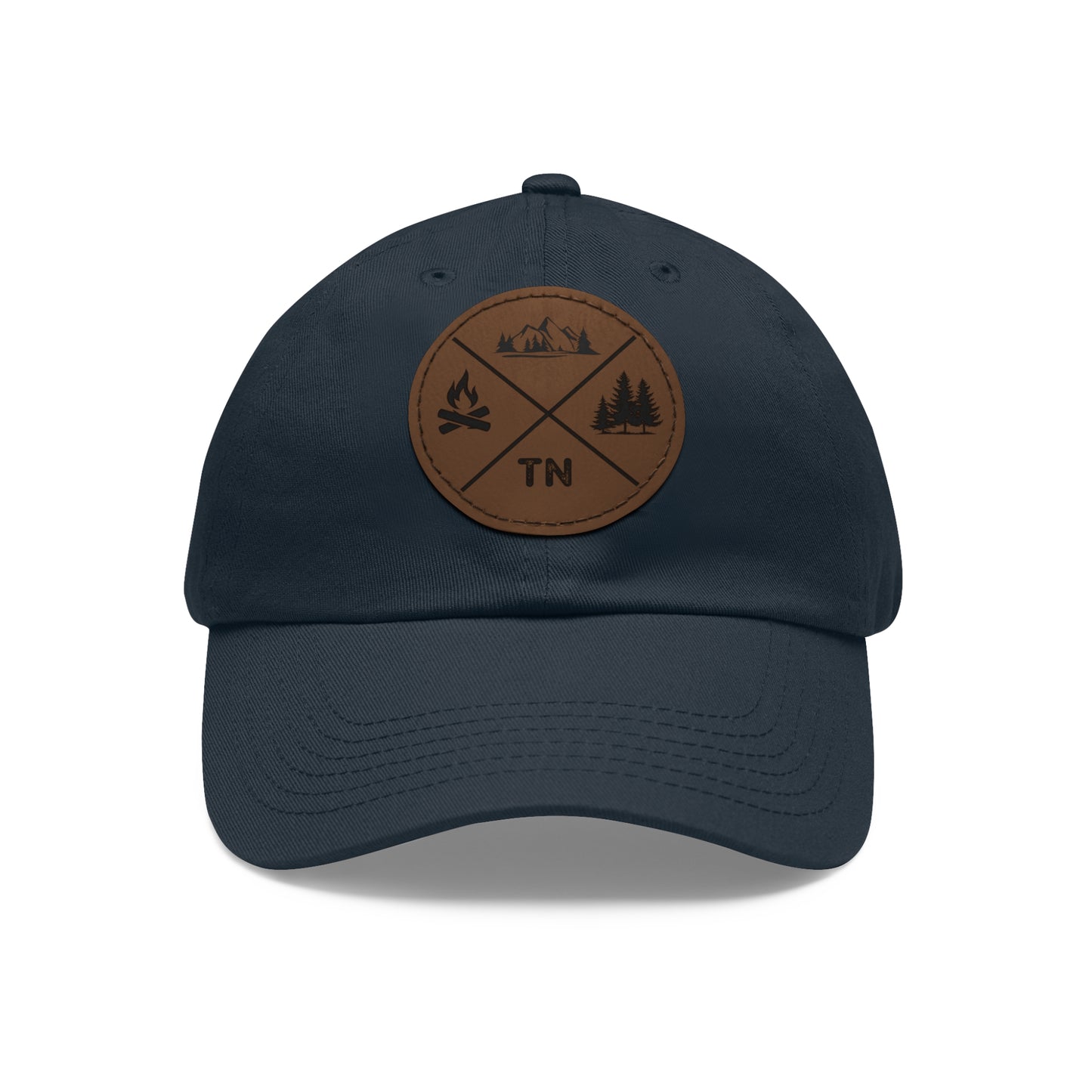 Hat with Leather Tennessee Outdoors Patch