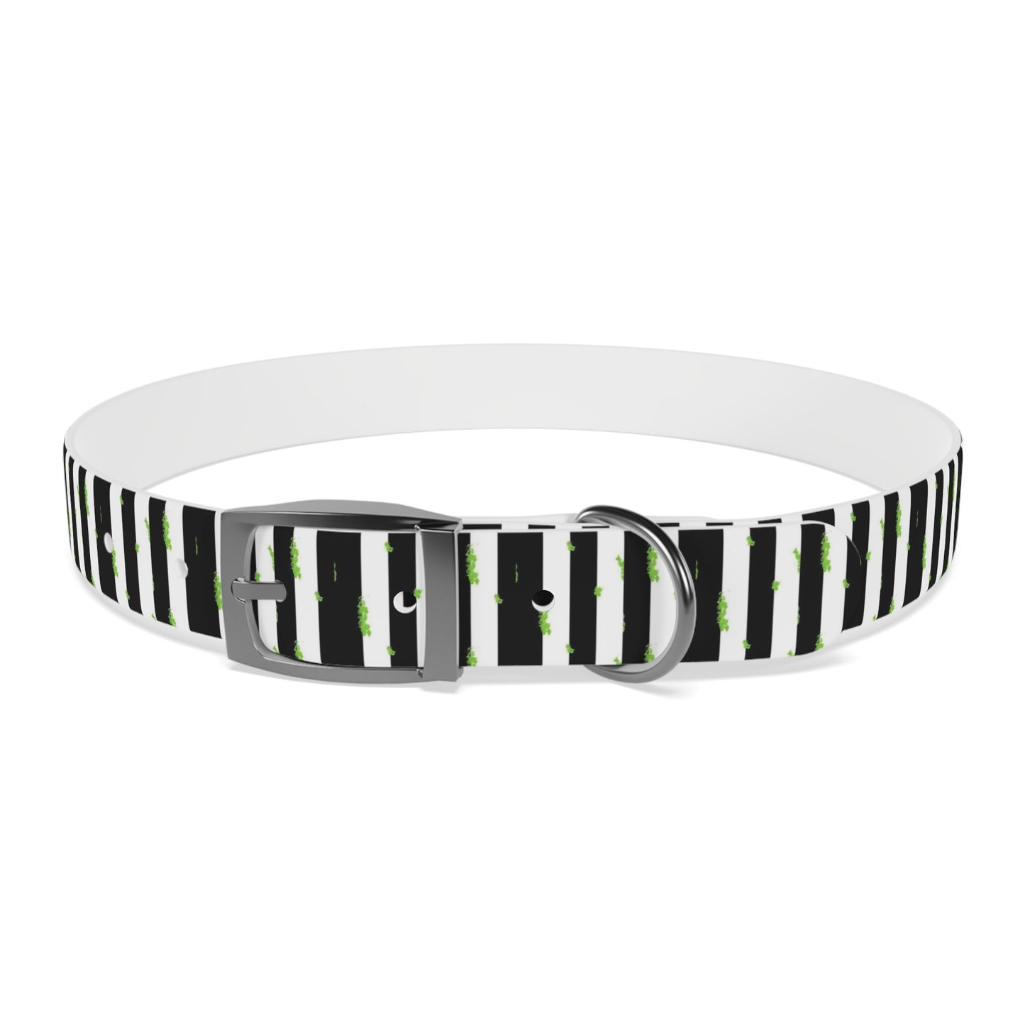 Beetlejuice Style Dog Collar