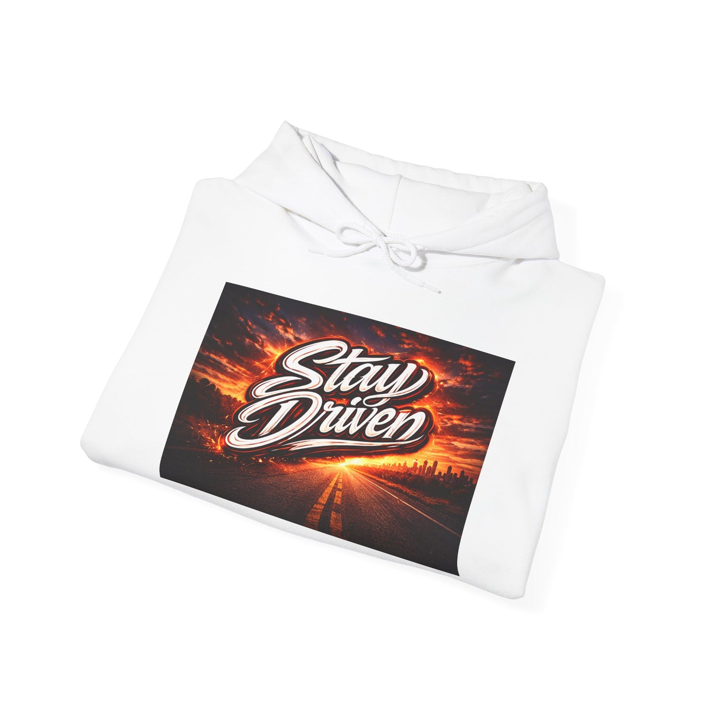 Stay Driven Hoodie – Motivational Road Trip Pullover