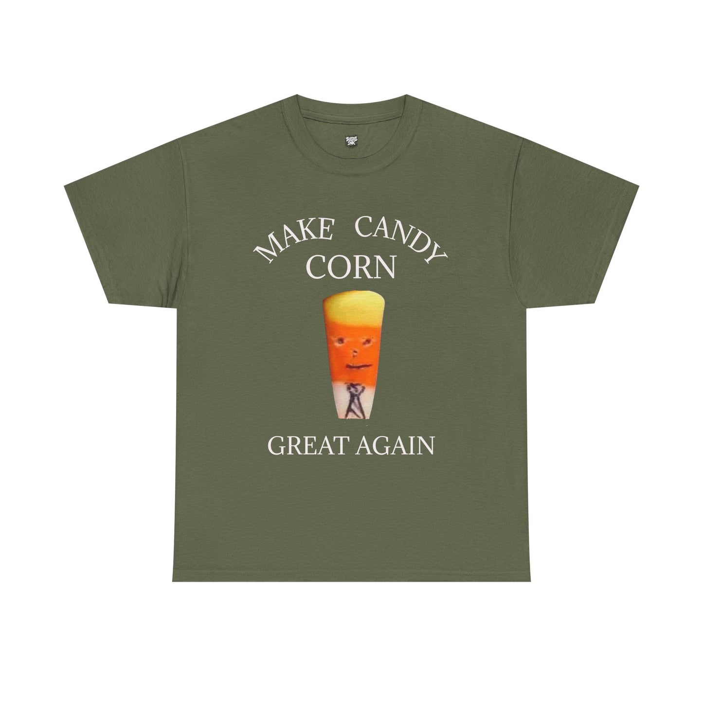 Halloween Tee, Funny Candy Corn Unisex Heavy Cotton T-Shirt