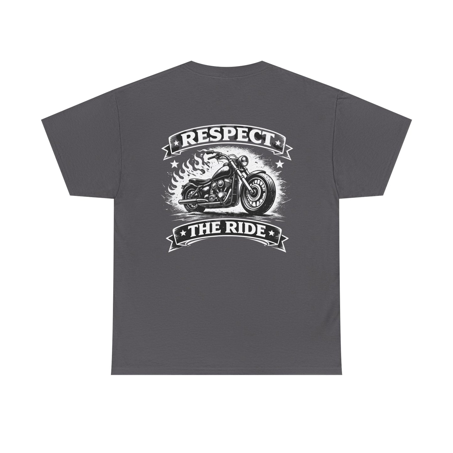 Respect The Ride Motorcycle T‑Shirt — Biker Vintage Chopper Tee