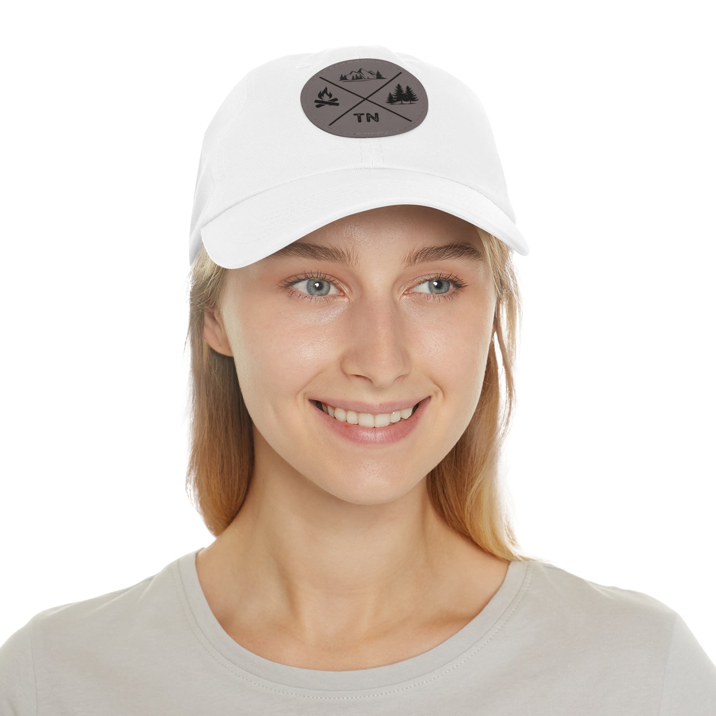 Hat with Leather Tennessee Outdoors Patch