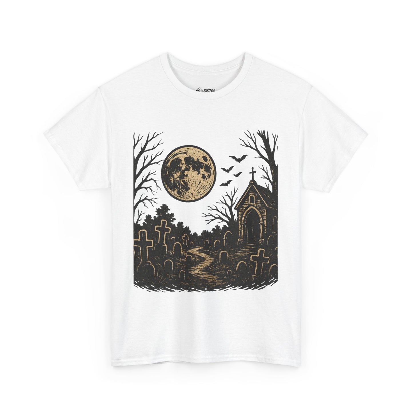 Spooky Moonlight Unisex Tee - Halloween Apparel, Graphic T-Shirt, Gothic Style, Fall Wardrobe, Casual Outfit