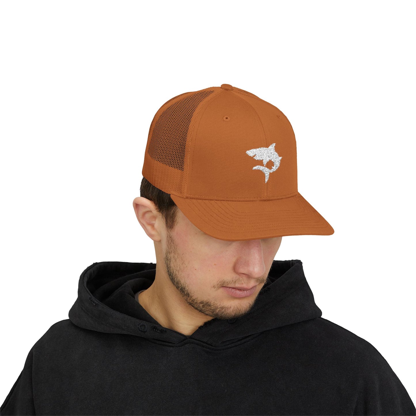 Shark Embroidered Cap