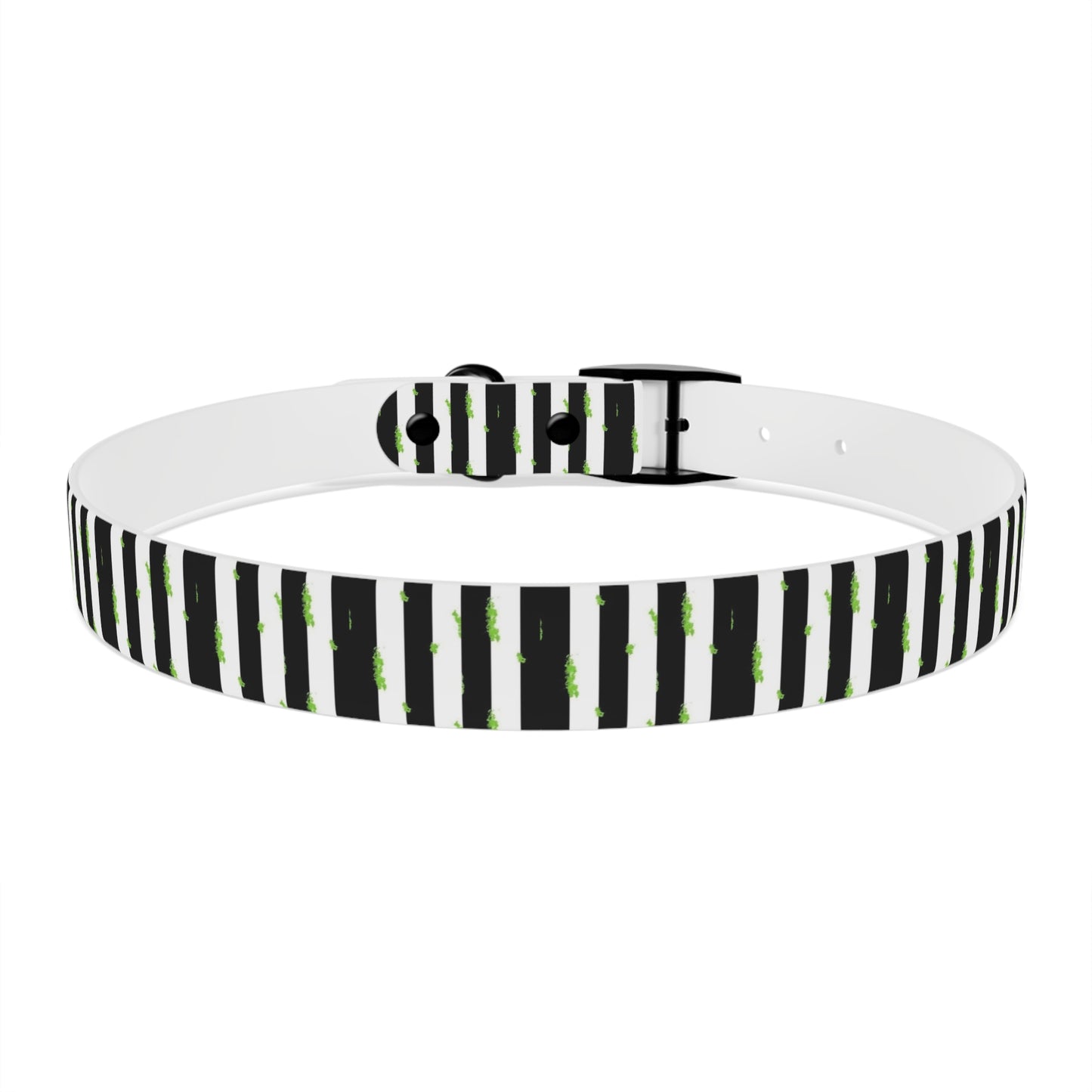 Beetlejuice Style Dog Collar