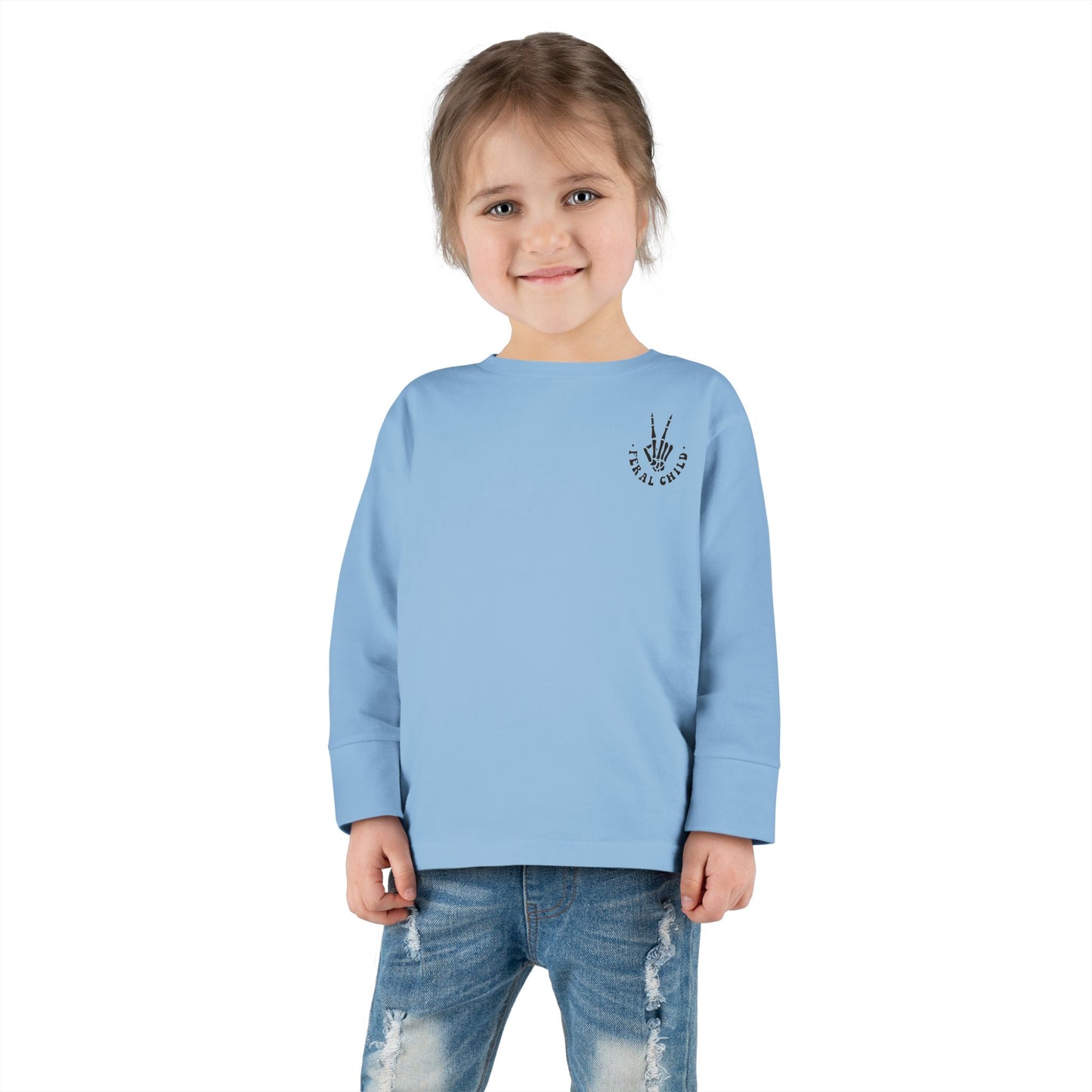 Somebody's Feral Child Toddler Long Sleeve Tee