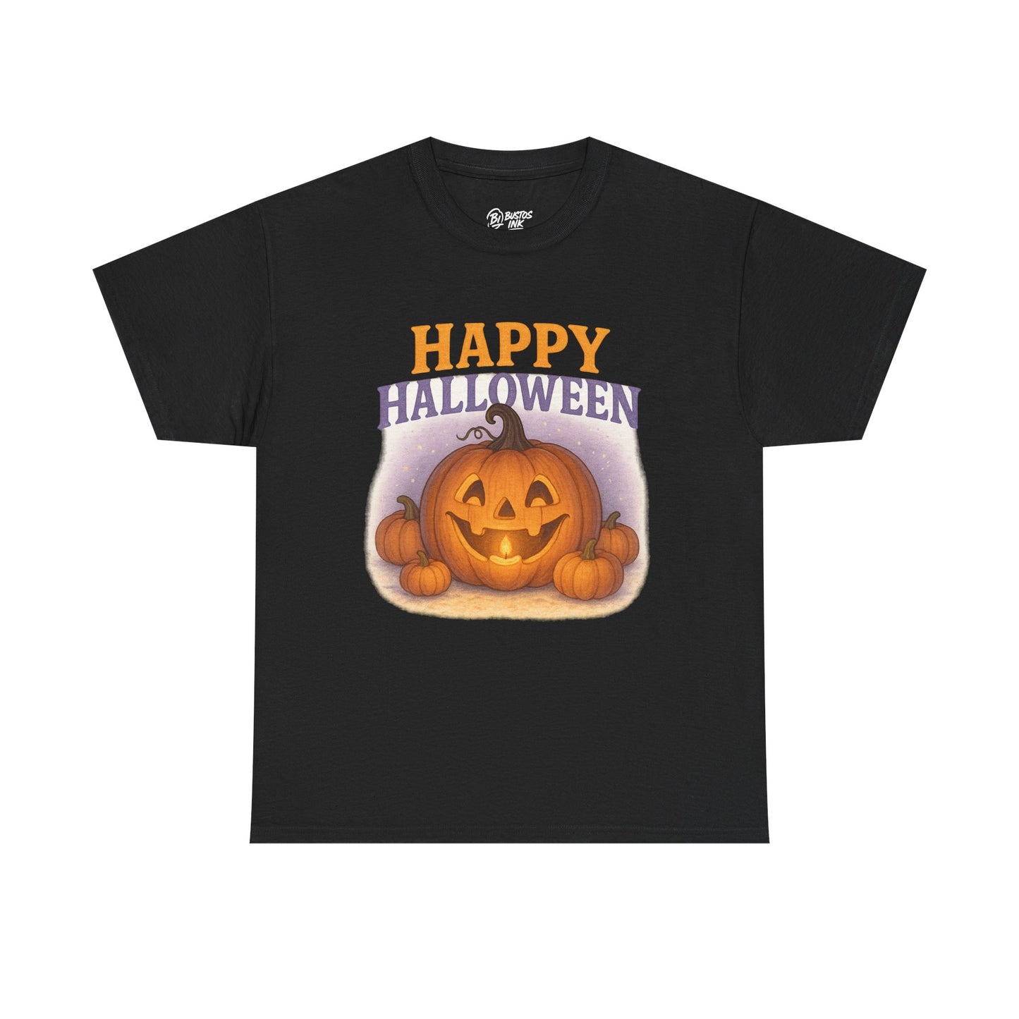 Halloween Pumpkin Unisex Cotton Tee, Fall Apparel, Costume Party Shirt, Spooky Season T-Shirt, Halloween Gift Idea