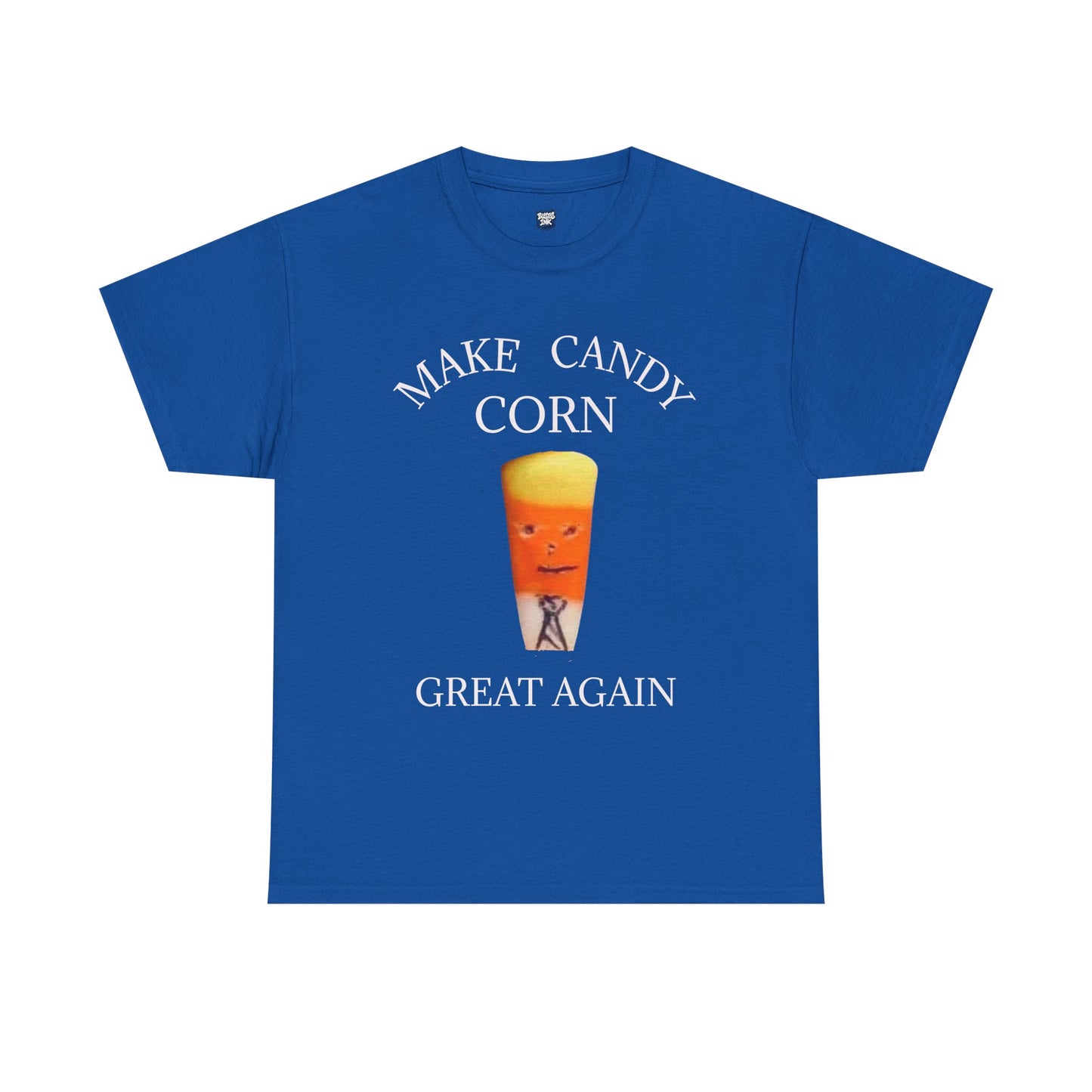 Halloween Tee, Funny Candy Corn Unisex Heavy Cotton T-Shirt