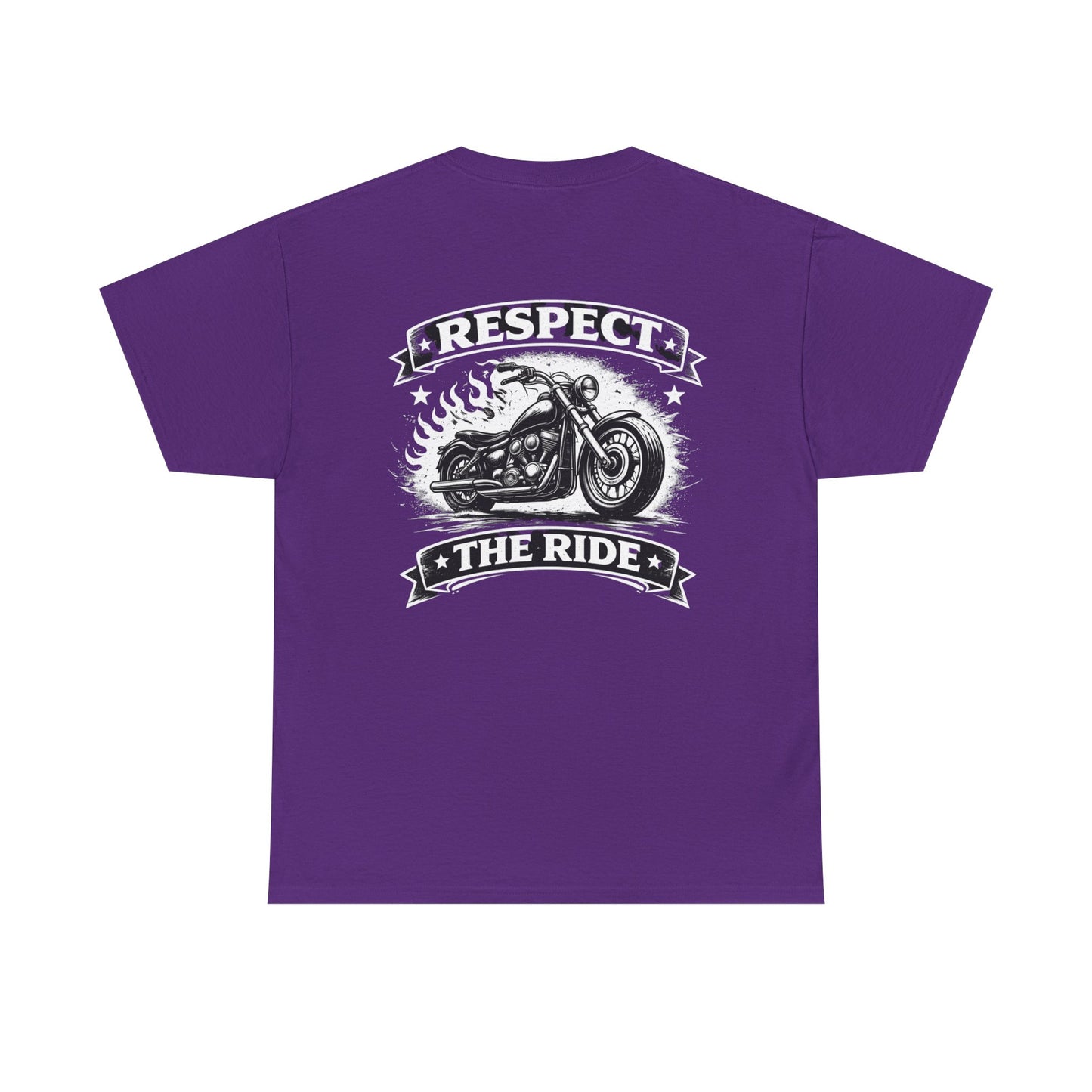 Respect The Ride Motorcycle T‑Shirt — Biker Vintage Chopper Tee