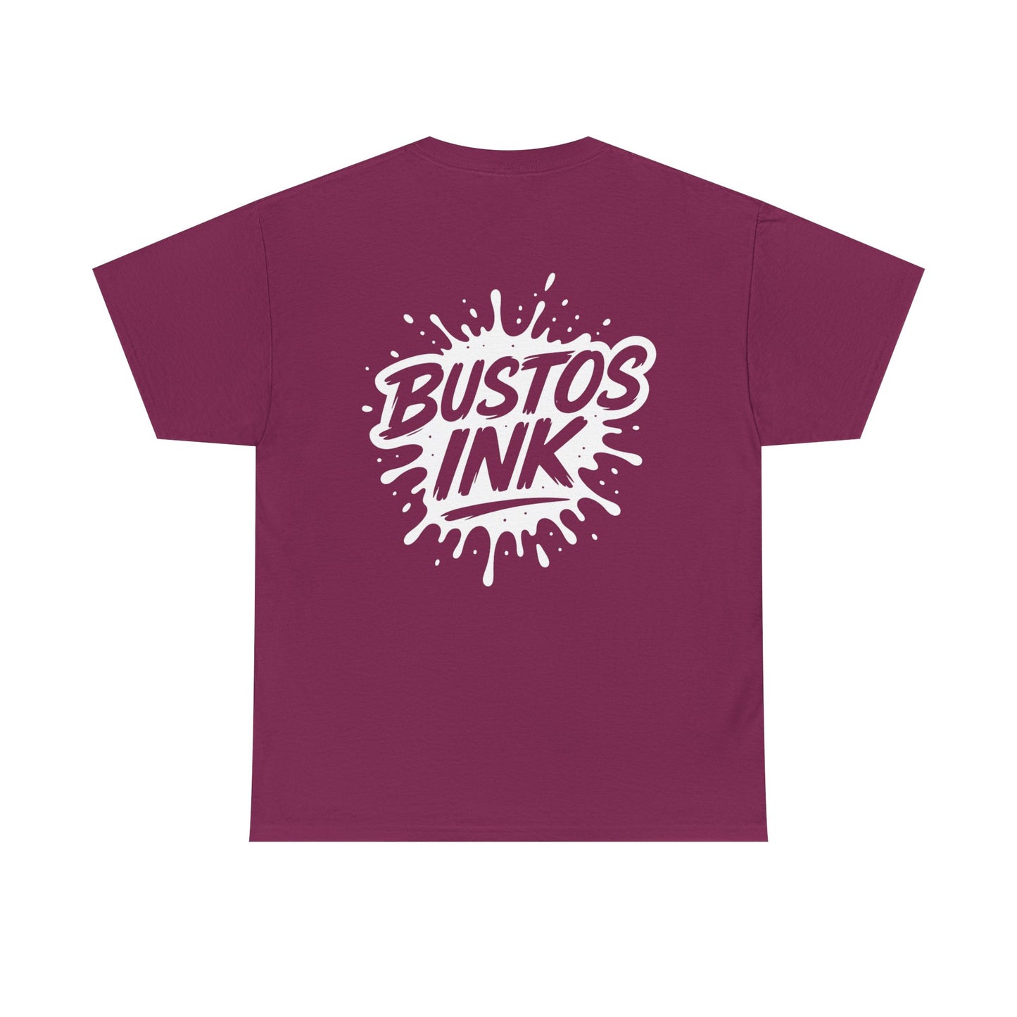 Bold Graphic Tee - Bustos Ink, Unisex Tee, Casual Wear, Street Style Shirt, Creative Gift, Graphic Art Fashion