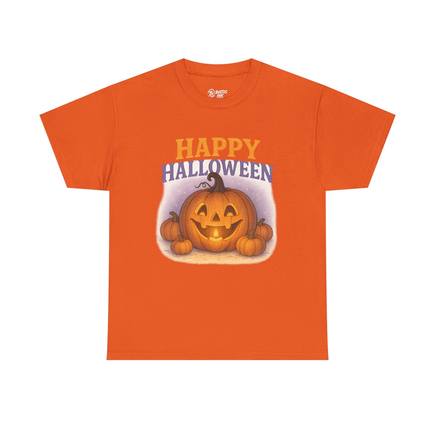 Halloween Pumpkin Unisex Cotton Tee, Fall Apparel, Costume Party Shirt, Spooky Season T-Shirt, Halloween Gift Idea