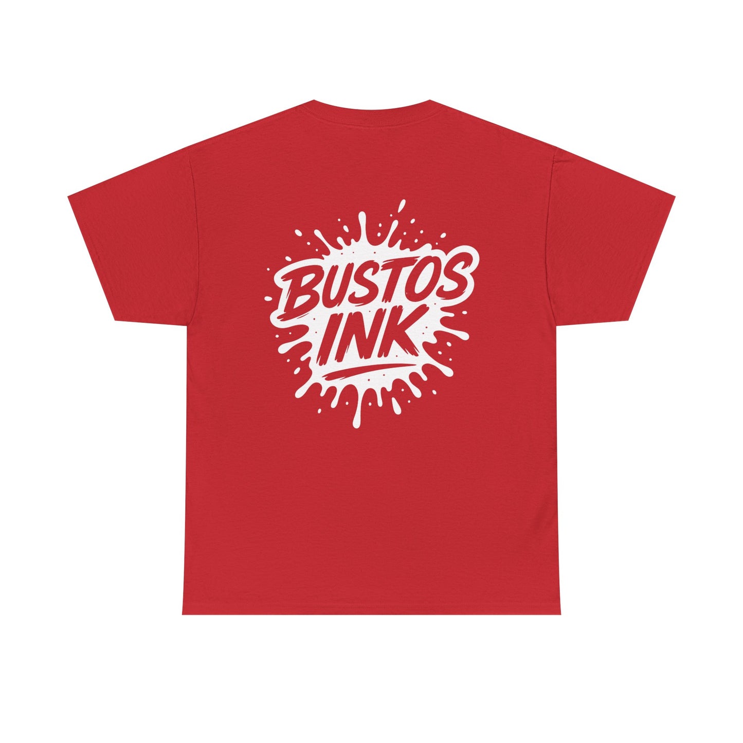 Bold Graphic Tee - Bustos Ink, Unisex Tee, Casual Wear, Street Style Shirt, Creative Gift, Graphic Art Fashion