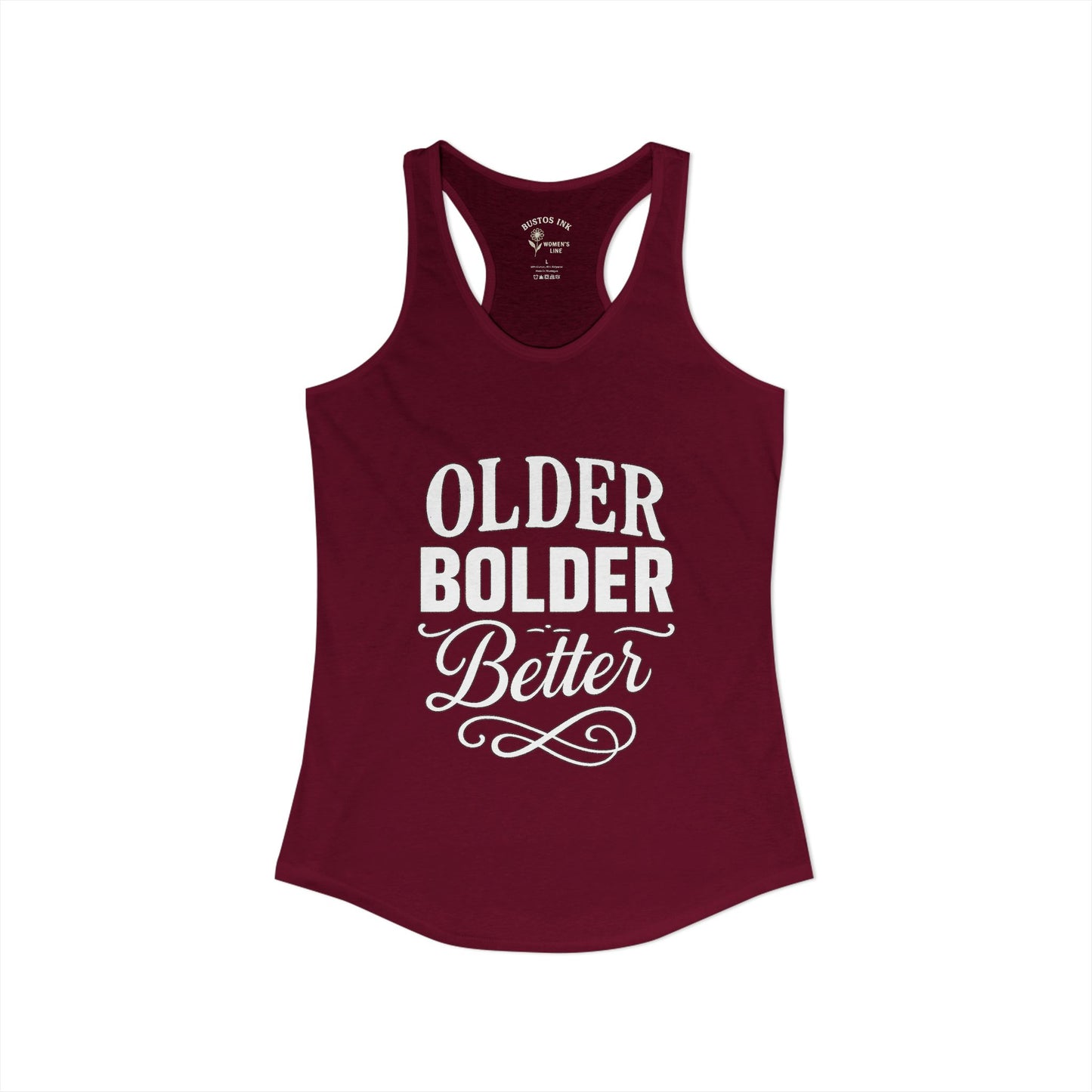 Women's "Older Bolder Better" Racerback Tank