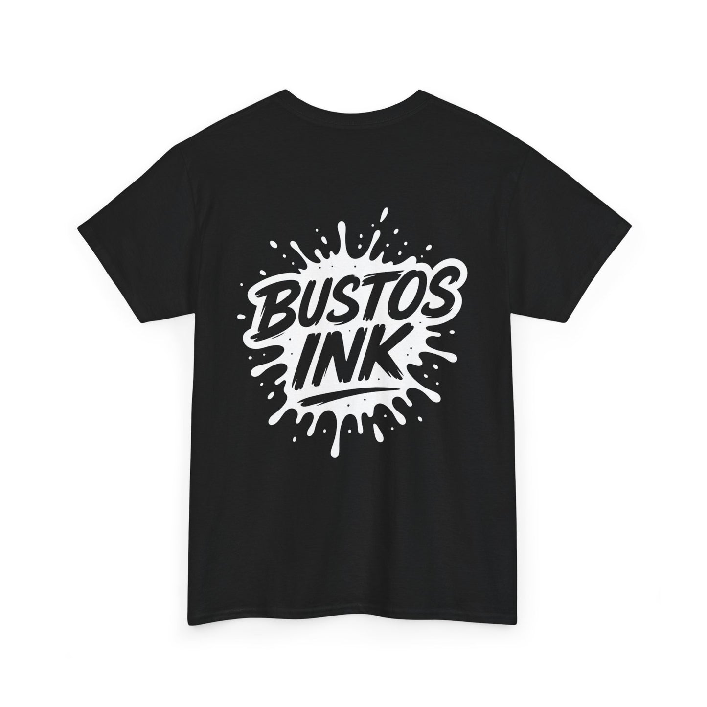 Bold Graphic Tee - Bustos Ink, Unisex Tee, Casual Wear, Street Style Shirt, Creative Gift, Graphic Art Fashion