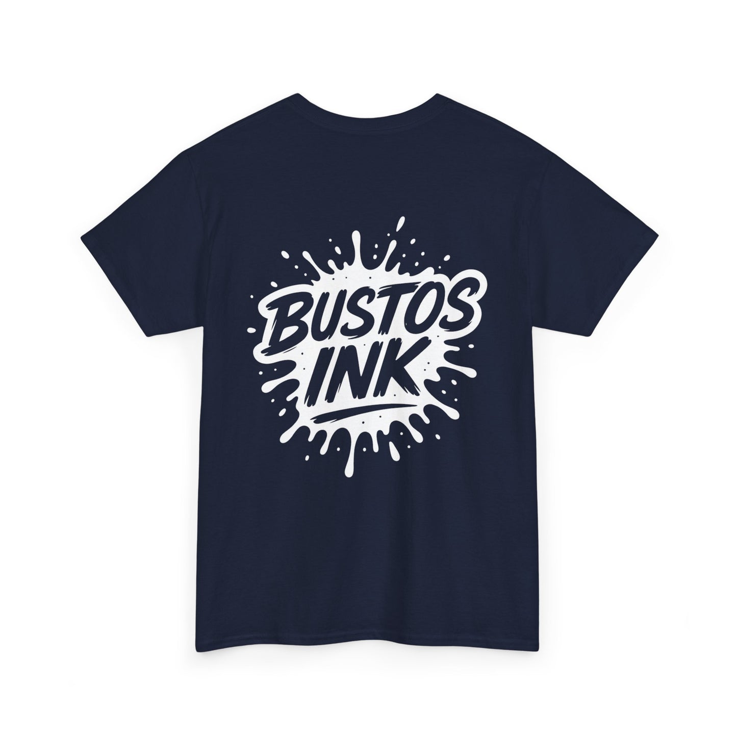 Bold Graphic Tee - Bustos Ink, Unisex Tee, Casual Wear, Street Style Shirt, Creative Gift, Graphic Art Fashion