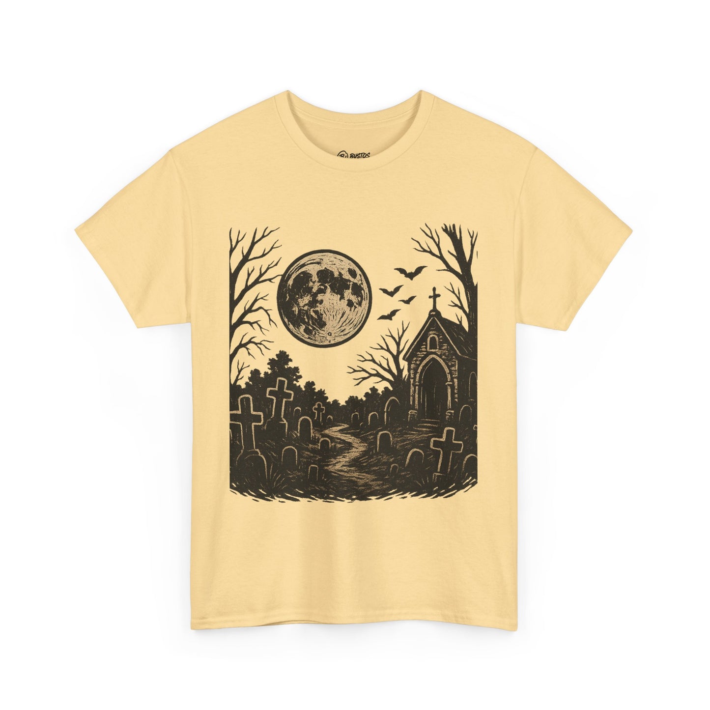 Spooky Moonlight Unisex Tee - Halloween Apparel, Graphic T-Shirt, Gothic Style, Fall Wardrobe, Casual Outfit