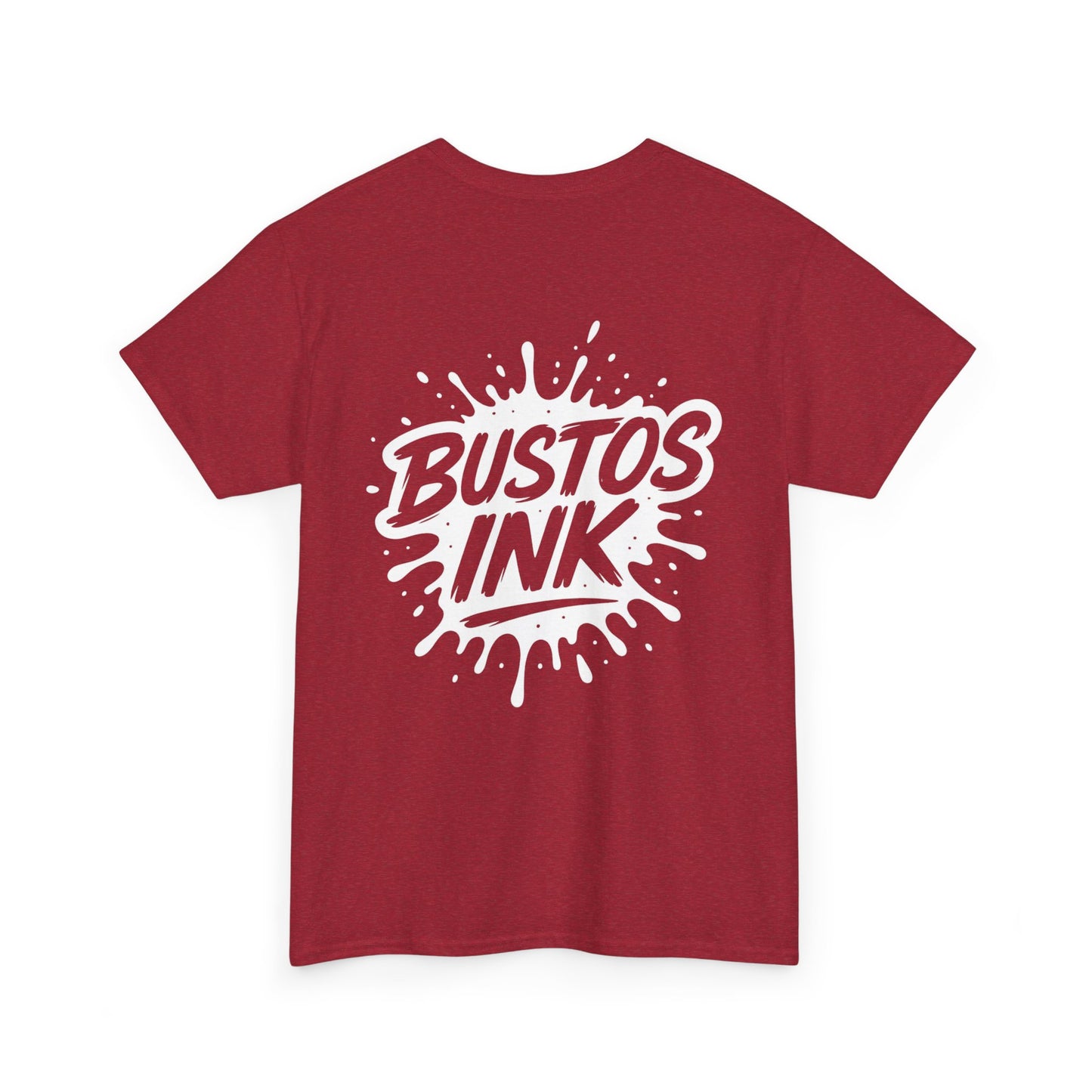 Bold Graphic Tee - Bustos Ink, Unisex Tee, Casual Wear, Street Style Shirt, Creative Gift, Graphic Art Fashion