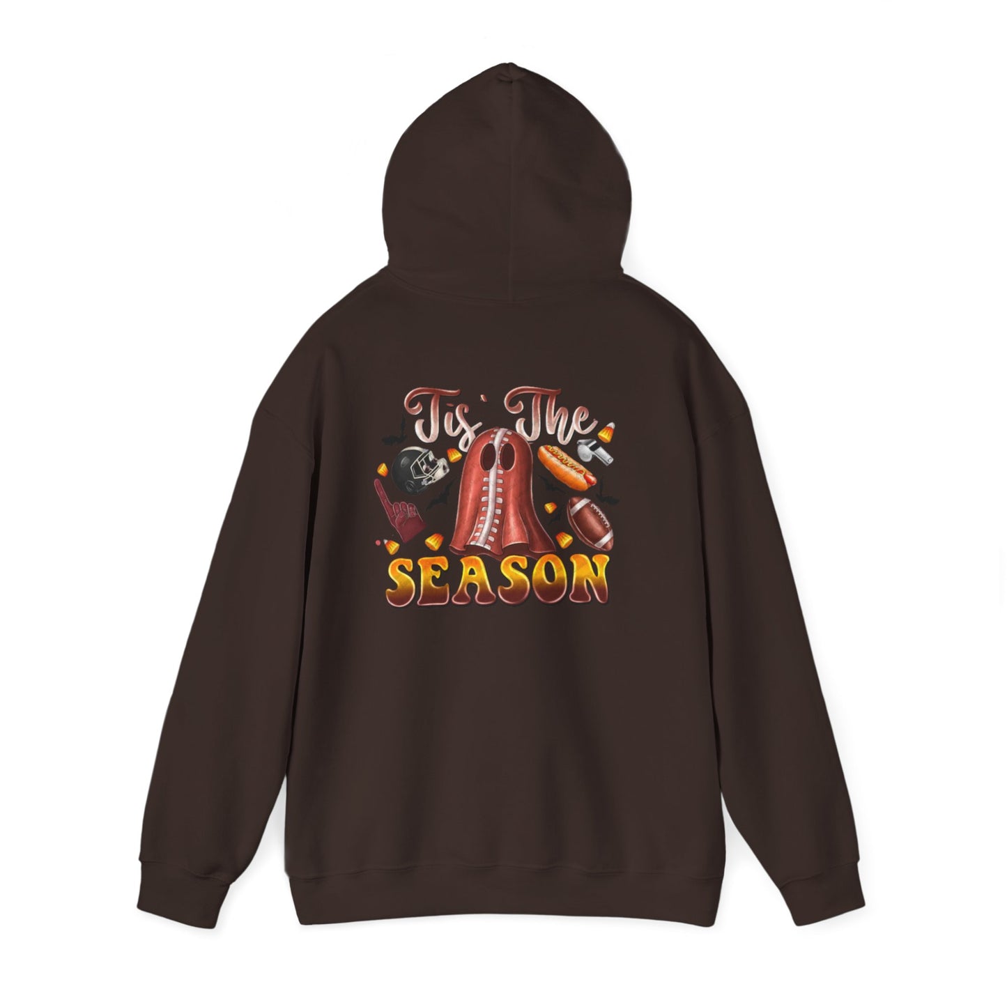 Festive Hooded Sweatshirt - Tis The Season, Unisex Apparel, Holiday Gift, Cozy Wear, Winter Style, Comfortable Hoodie