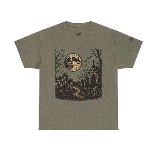 Spooky Moonlight Unisex Tee - Halloween Apparel, Graphic T-Shirt, Gothic Style, Fall Wardrobe, Casual Outfit