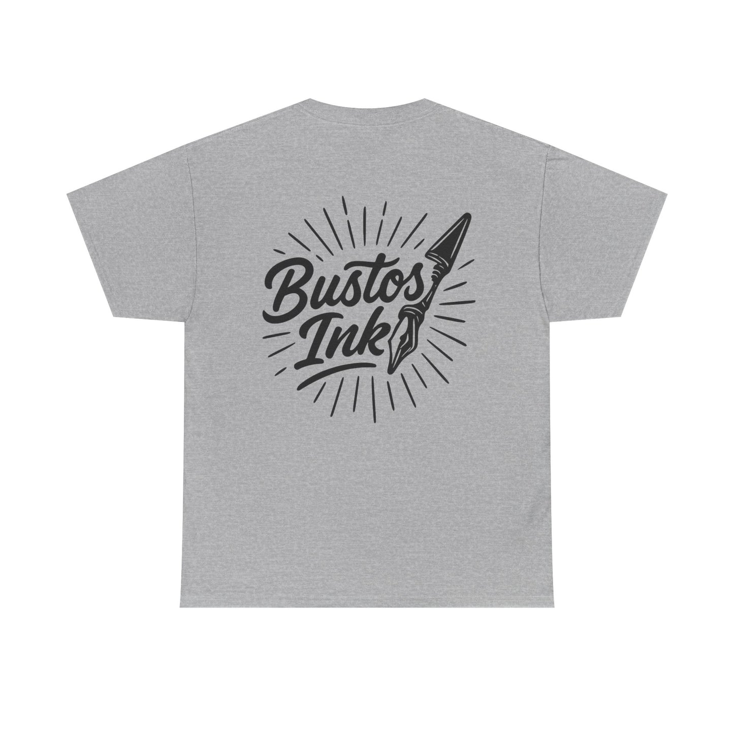Bustos Ink Unisex Tee - Comfortable Cotton Shirt for Creative Souls, Perfect Gift for Artists, Casual Wear, Art Enthusiasts, Unique Style
