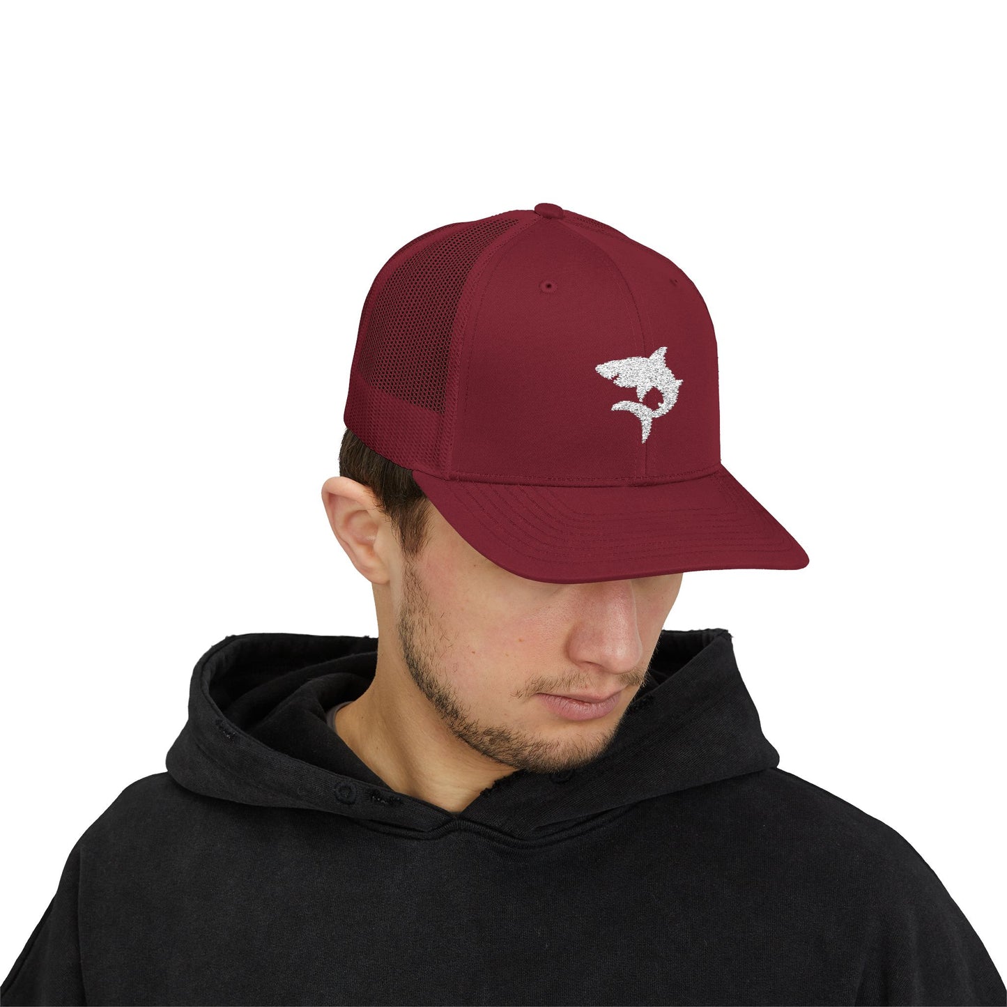 Shark Embroidered Cap
