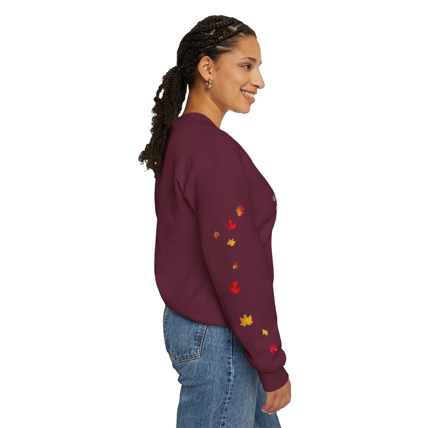 Cozy Fall Sweatshirt, Just a Girl Who Loves Fall, Comfy Crewneck Sweatshirt