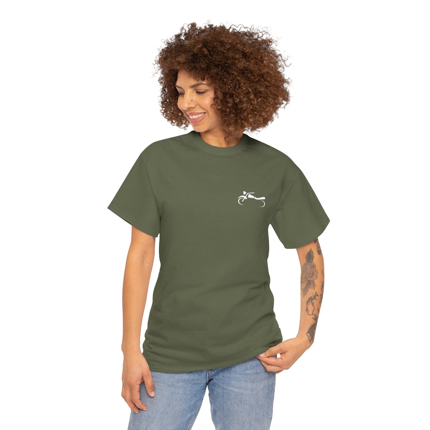 Biker Definition Short Sleeve Tee, Unisex Heavy Cotton T-Shirt