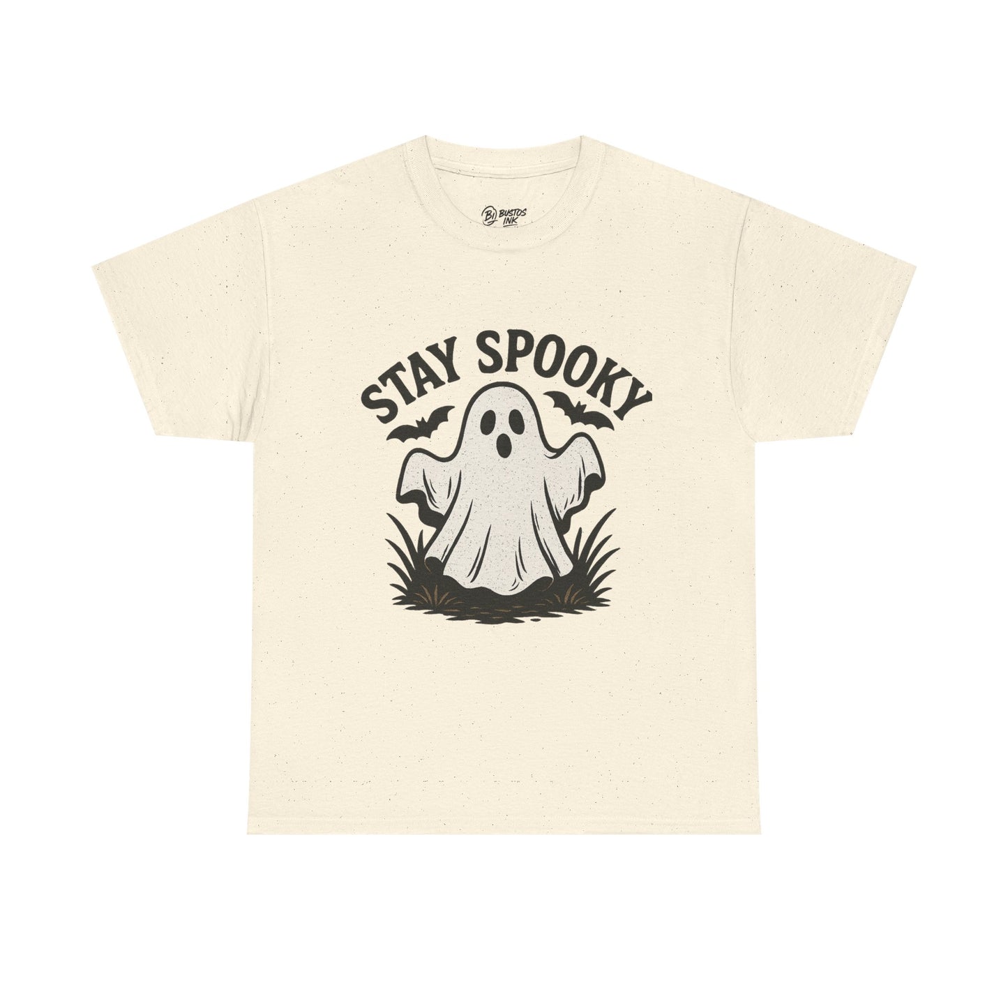 Spooky Ghost Tee - Perfect for Halloween, Unisex Cotton Shirt, Halloween Costume Top, Fall Apparel, Stay Spooky Tee