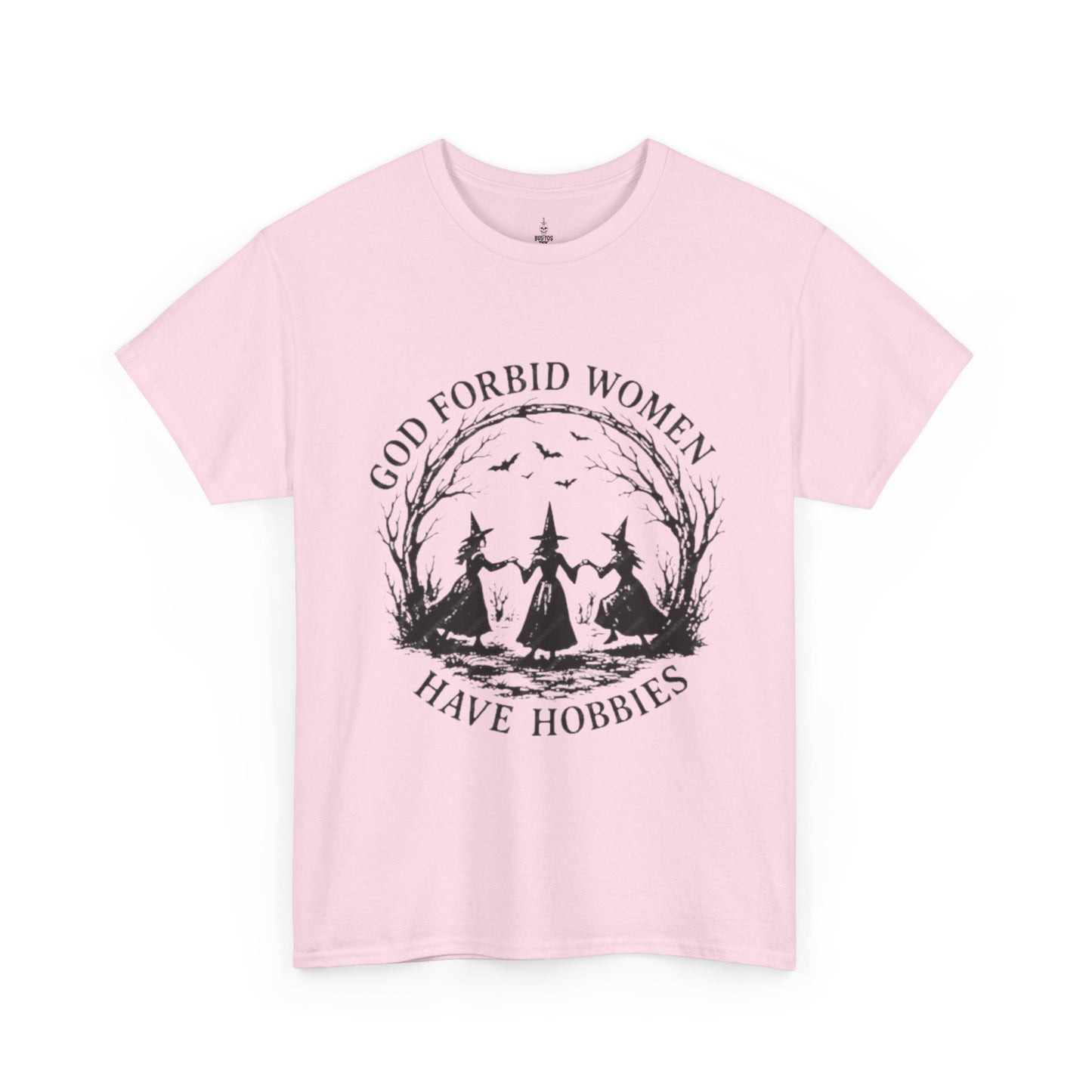 Unisex Heavy Cotton Tee-God Forbid Women Have Hobbies