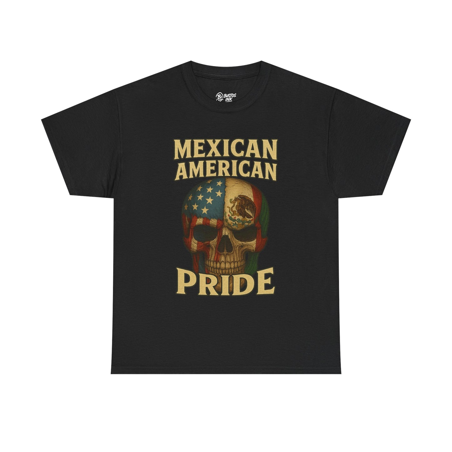 Mexican American Pride Tee, Unisex Heavy Cotton Tee for Celebrating Culture, Casual Everyday Wear, Gift for Holidays, Includes Unique [...]