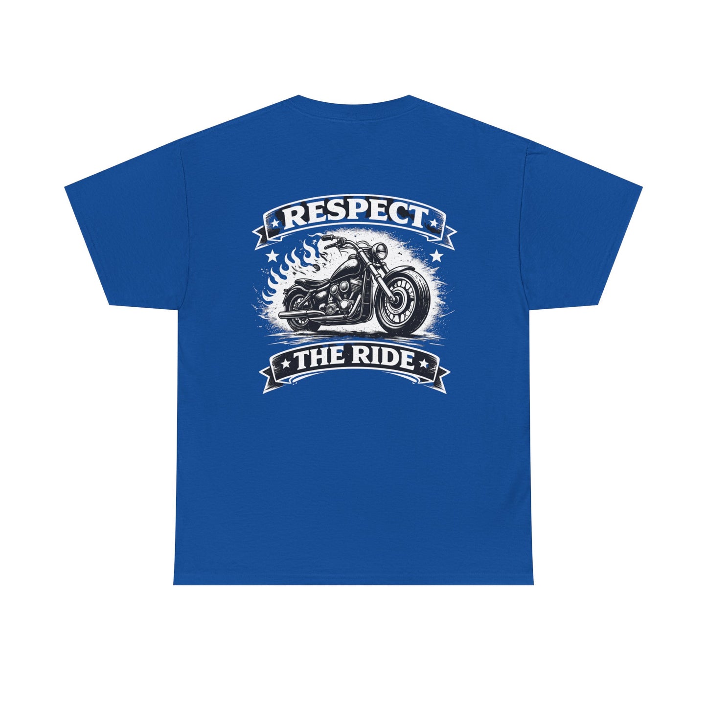 Respect The Ride Motorcycle T‑Shirt — Biker Vintage Chopper Tee