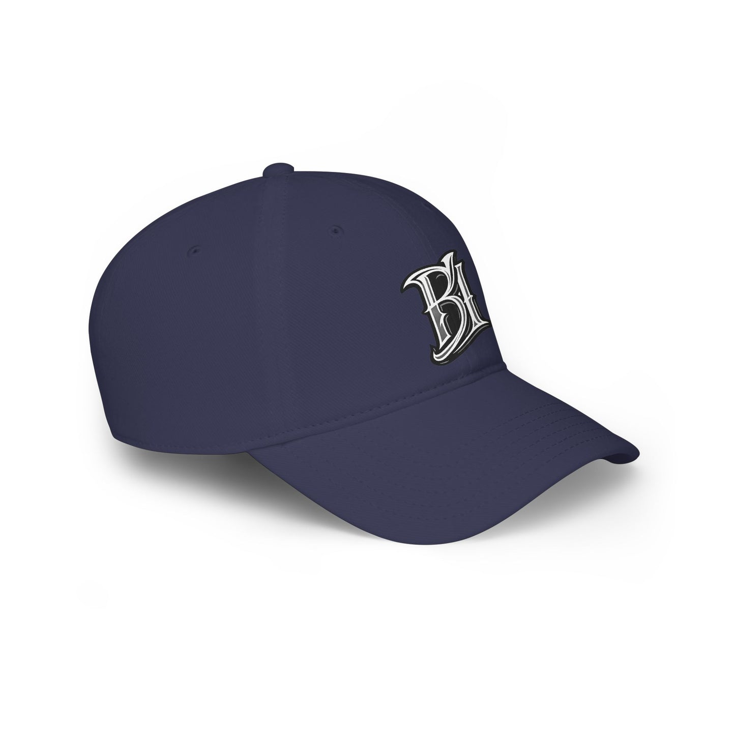 Embroidered 'B1' Low‑Profile Baseball Cap – Vintage Script Logo Hat