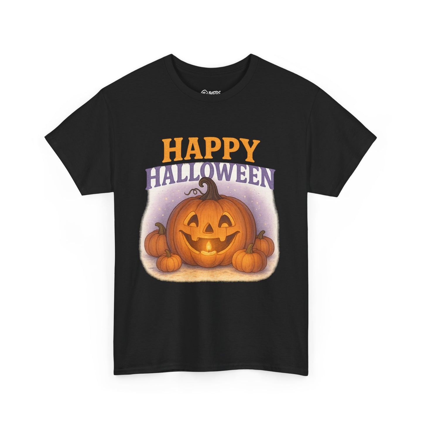 Halloween Pumpkin Unisex Cotton Tee, Fall Apparel, Costume Party Shirt, Spooky Season T-Shirt, Halloween Gift Idea
