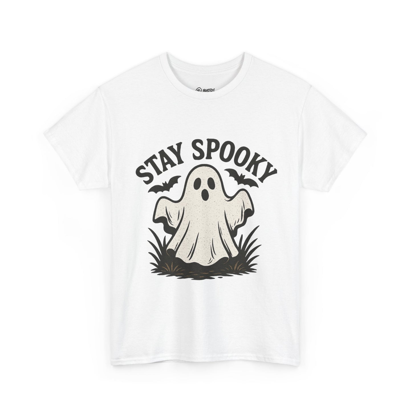 Spooky Ghost Tee - Perfect for Halloween, Unisex Cotton Shirt, Halloween Costume Top, Fall Apparel, Stay Spooky Tee