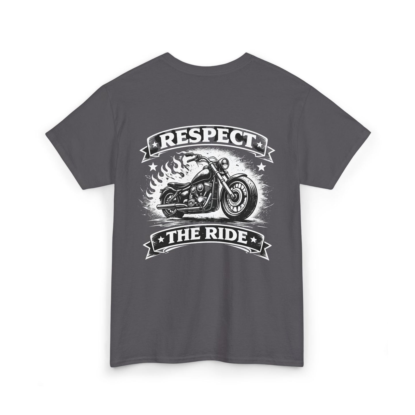 Respect The Ride Motorcycle T‑Shirt — Biker Vintage Chopper Tee