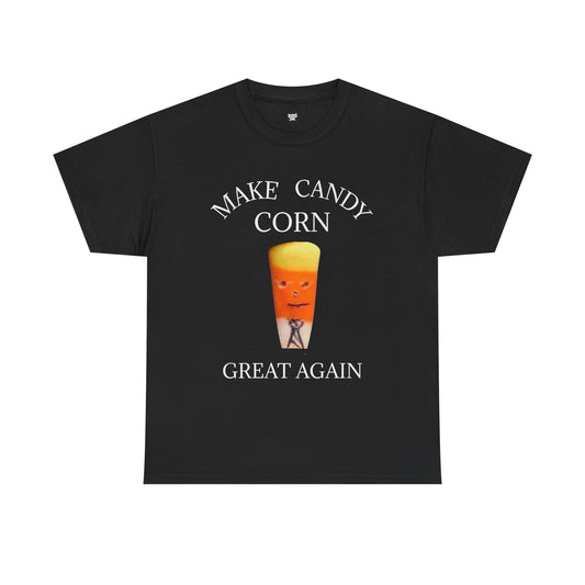 Halloween Tee, Funny Candy Corn Unisex Heavy Cotton T-Shirt
