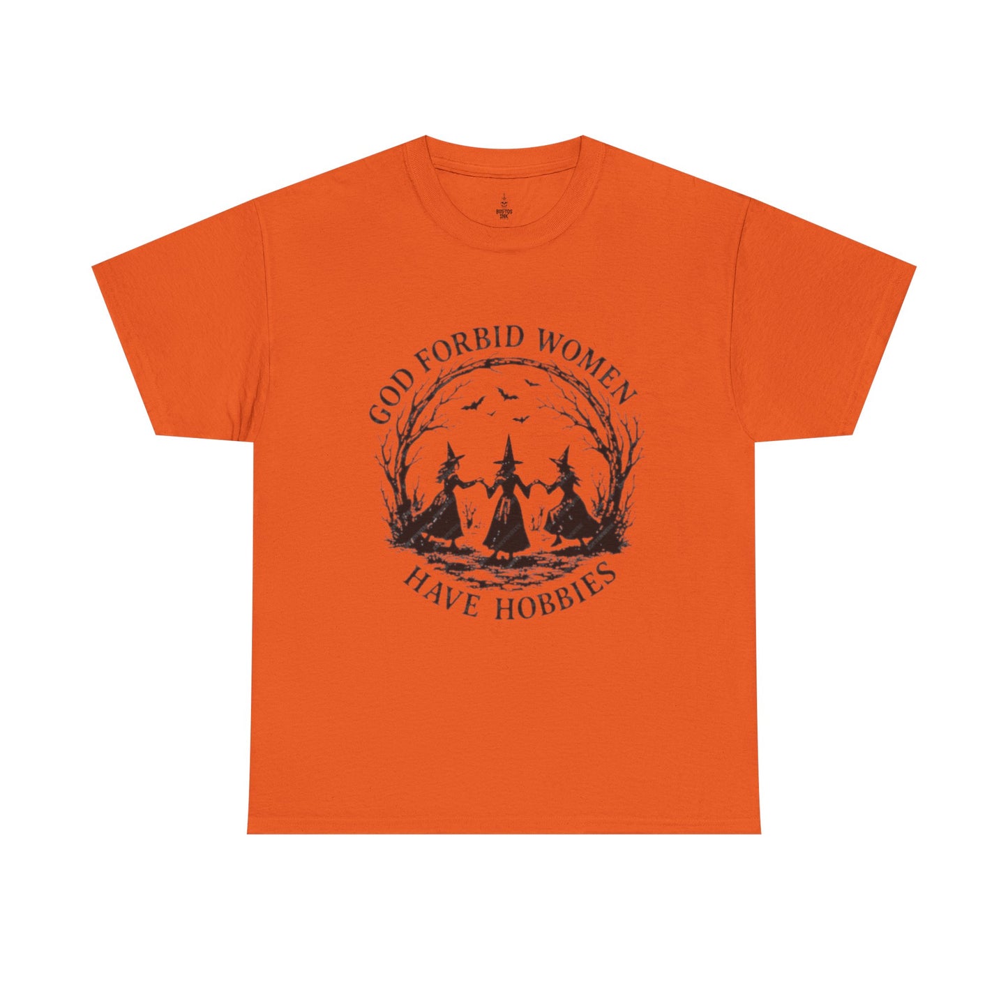 Unisex Heavy Cotton Tee-God Forbid Women Have Hobbies